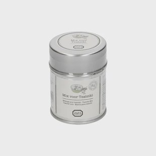 Tzatziki mix, biologisch, blikje, 25 g