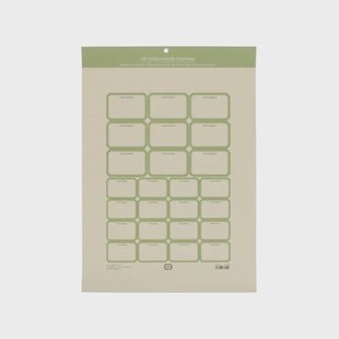 Etiketten, groene rand, zelfklevend, groot en klein