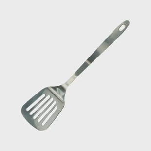 Bakspatel met sleuven&#039;Forte&#039;, rvs