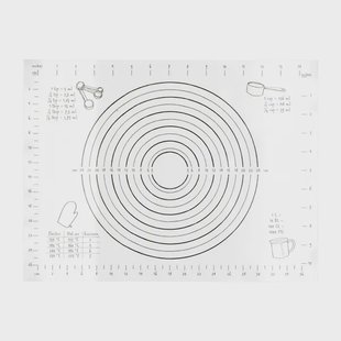 Bakmat met maataanduiding, siliconen, PFAS-vrij