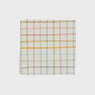 Theedoek, bio-katoen, bonte ruit