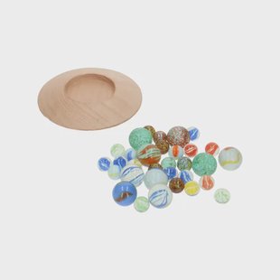 Knikkers met knikkerpotje