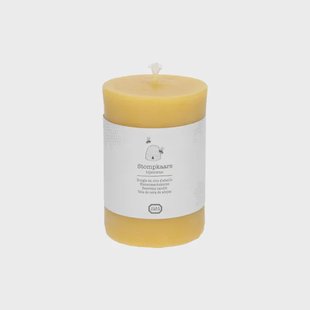 Stompkaars, bijenwas, 7,5 x 11 cm