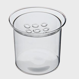 Stek- en kiemvaasje, glas, groot