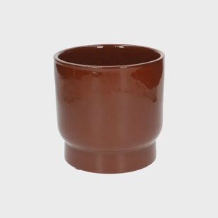 Bloempot&#039;Mara&#039;, aardewerk, terracotta&Oslash; 16