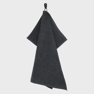 Keukendoek, Recycled katoen, Donkergrijs, 50 x 50 cm