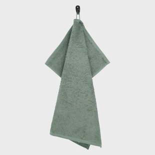 Keukendoek, Recycled katoen, Groengrijs, 50 x 50 cm