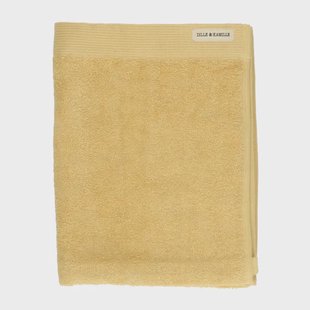Handdoek, Recycled katoen, Korengeel, 50 x 100 cm