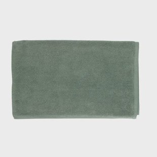 Badmat, Recycled katoen, Groengrijs, 50 x 80 cm