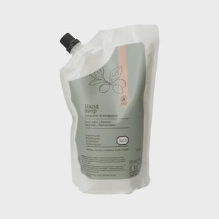Handzeep navulling, amandel&amp;bergamot, 500 ml