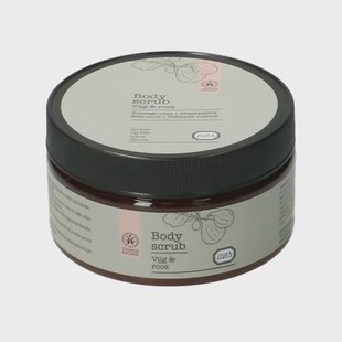 Bodyscrub, vijg&amp;roos, 200 ml