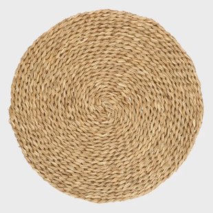 Placemat rond, zeegras,&Oslash; 38 cm