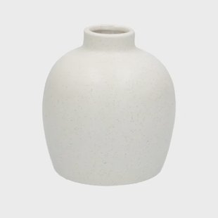 Vaasje, porselein, wit