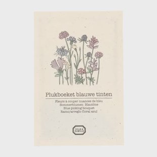 Bloemenzaden, plukboeket, blauw, 3 g