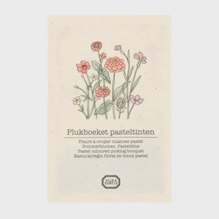 Bloemenzaden, plukboeket, pastel, 3 g