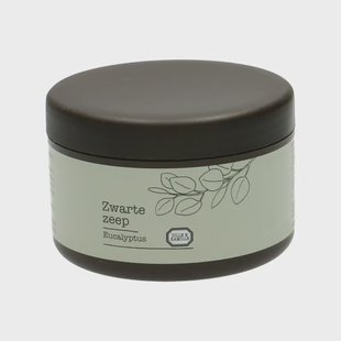 Aleppo zwarte zeep, eucalyptus, pot 180 gram