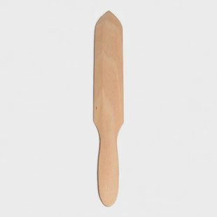 Spatel met punt, beukenhout, 33 cm