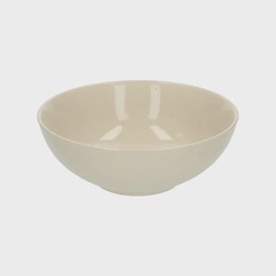 Kom, steengoed, beige, spikkel,&Oslash; 17,5 cm, laag