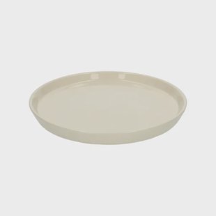 Dinerbord, steengoed, beige, spikkel,&Oslash; 25 cm