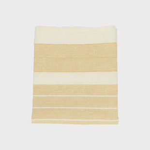 Theedoek, linnen/katoen, streep geel 50 x 70 cm