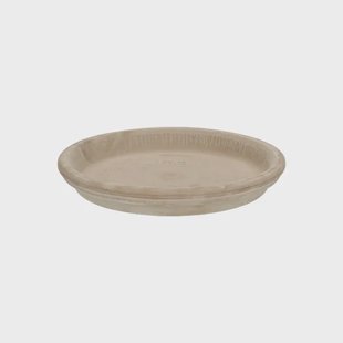 Bloempotschotel, terracotta, grijs,&oslash; 25 cm