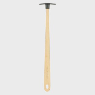 Flessenlikker, rubberhout, zwart siliconen