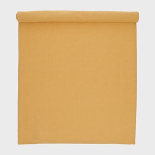 Tafelloper, GOTS bio-katoen, okergeel, 50 x 150 cm