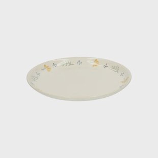 Gebaksbord, steengoed, strooitakje,&Oslash;15 cm