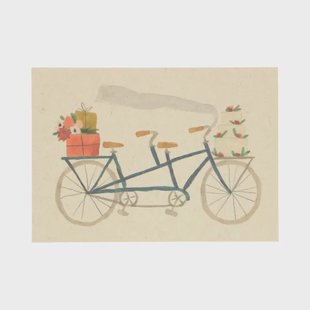 Kaart, tandem getrouwd