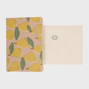 Kaart met envelop, peren