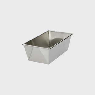 Kleine cakevorm, gerecycled rvs, PFAS-vrij, 15,5 cm x 8,5 cm