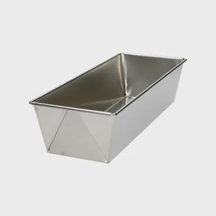 Cake/broodvorm, gerecycled rvs, PFAS-vrij, 28 cm x 11 cm