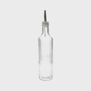 Oliefles, geribbeld glas, 500 ml