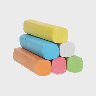 Stoepkrijt, 6 stuks