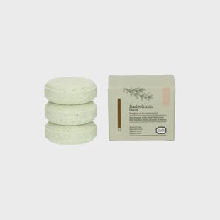 Badschuimbar, bergamot&amp;rozemarijn, doosje 3 stuks