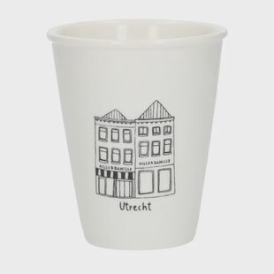 Gevel mok, Utrecht, porselein, 200 ml