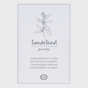 Geurzakje, sandelhout