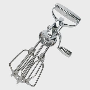 Handmixer, roestvrij staal