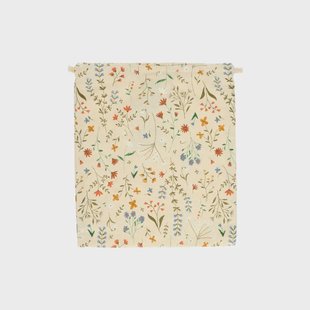 Cadeauzakje, bio-katoen, veldbloemen, 24 x 29 cm