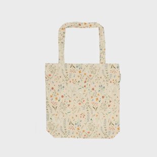 Tas, bio-katoen, veldbloemen