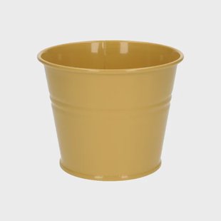 Bloempot, zink, zandkleur,&Oslash; 14,5 cm