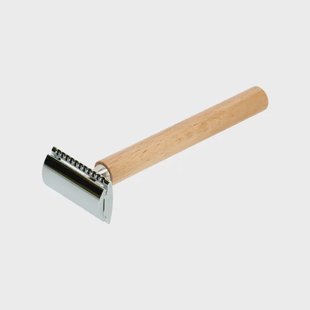 Scheermes, beukenhout en RVS