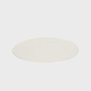 Dinerbord, organisch, porselein, wit,&Oslash; 27 cm
