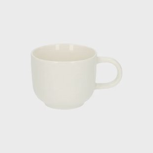 Espressomok, organisch, porselein, wit,&Oslash; 7,7 cm