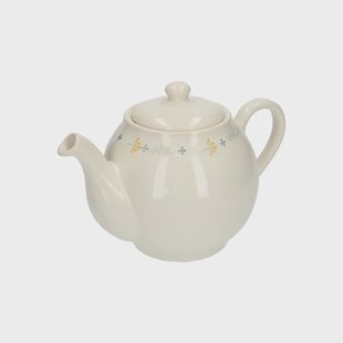 Theepot, steengoed, strooitakje, 1,5 liter