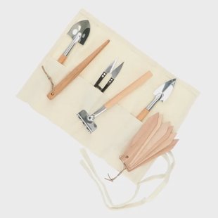 Tuingereedschap in etui, set van 6