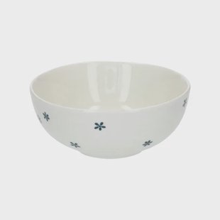 Kom met bloemetjes, organisch, porselein,&Oslash; 12 cm