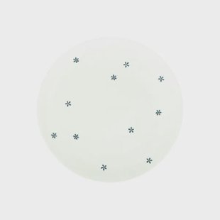 Ontbijtbord met bloemetjes, organisch, porselein,&Oslash; 20 cm