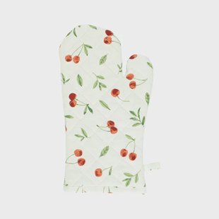 Ovenwant, bio-katoen, kers, 18 x 32 cm