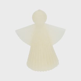 Kaars engel, offwhite, klein, 10 cm